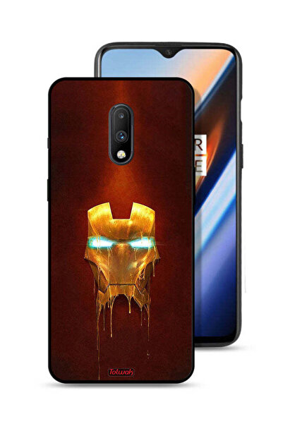 Tolwak غطاء حماية لهاتف OnePlus 7 من Iron Man Marvel Comics