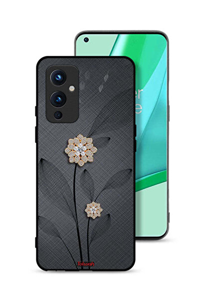 Tolwak غطاء حماية لهاتف OnePlus 9 5G برسومات زهور ماسية