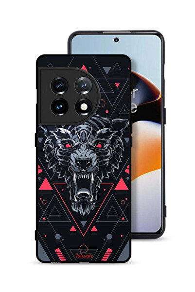 Tolwak غطاء حماية لهاتف OnePlus 11 5G بتصميم الذئب المتمرّد