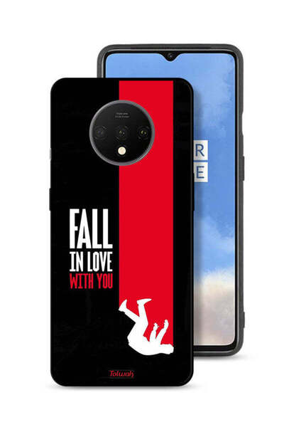 Tolwak OnePlus 7T Protective Case Cover Fall In Love With You