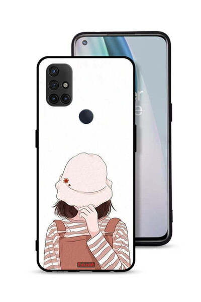 Tolwak غطاء حماية لهاتف OnePlus Nord N10 5G يخفي الوجه بالقبعة