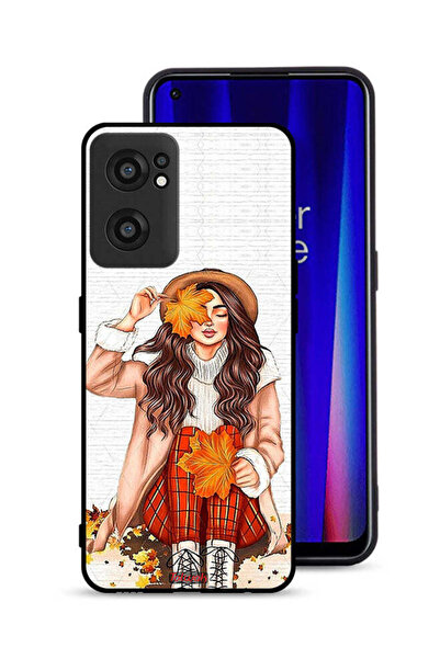 Tolwak غطاء حماية لهاتف OnePlus Nord CE 2 5G يحمل صورة أوراق الخريف الفنية