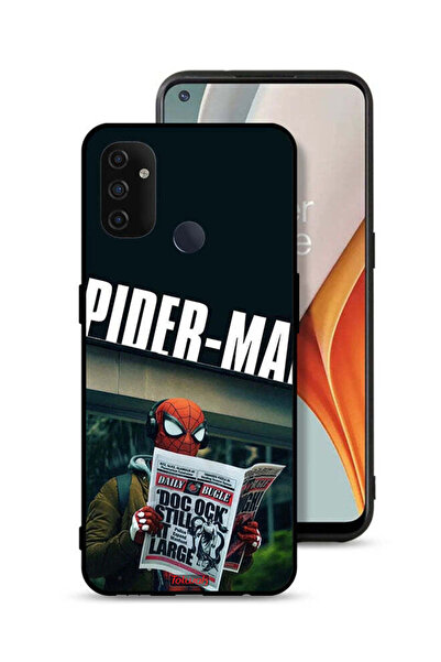 Tolwak غطاء حماية OnePlus Nord N100 بطبعة سبايدرمان وقراءة جريدة