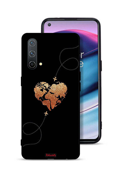 Tolwak غطاء حماية OnePlus Nord CE 5G بنقشة طائرات تلامس القلب
