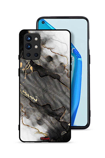 Tolwak غطاء حماية لهاتف OnePlus 9R 5G بلون رخامي لامع