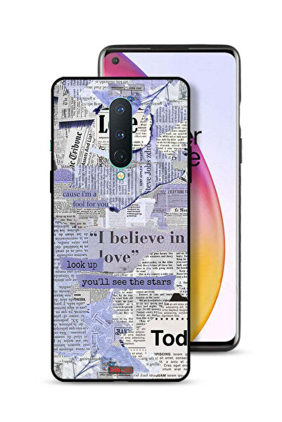 Tolwak غطاء حماية لهاتف OnePlus 8 - قطع من الصحف