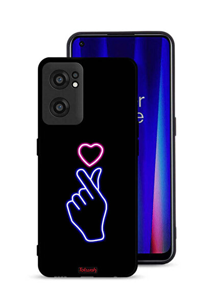 Tolwak غطاء حماية لهاتف OnePlus Nord CE 2 5G بنقشة قلب