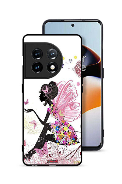 Tolwak غطاء حماية لهاتف OnePlus 11 5G بتصميم فتاة الفراشة