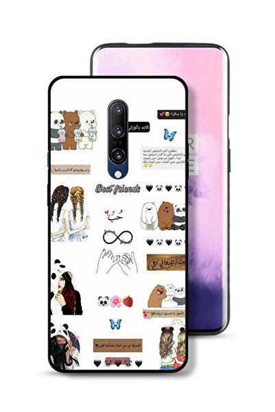 Tolwak غطاء حماية لهاتف OnePlus 7 Pro مع اقتباسات وملصقات باللغة العربية