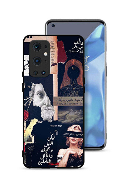 Tolwak غطاء حماية لهاتف OnePlus 9 Pro 5G بعبارات عربية ووجوه مقطوعة