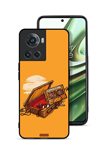 Tolwak غطاء حماية لهاتف OnePlus 10R 5G بفن الكاسيت والشريط اللاصق