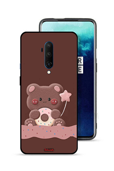 Tolwak غطاء حماية لهاتف OnePlus 7T Pro بتصميم دب دونات