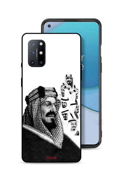 Tolwak غطاء حماية لهاتف OnePlus 8T 5G، ملصق فني أسود بطبعة ملوك المملكة العربية السعودية