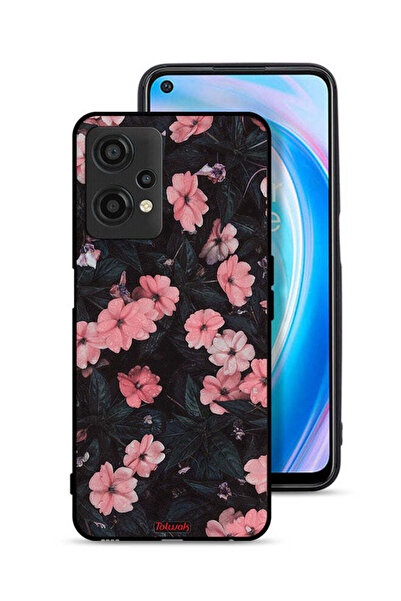 Tolwak غطاء حماية لهاتف OnePlus Nord CE 2 Lite 5G بلون الخوخ والورود الصغيرة