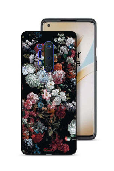 Tolwak غطاء حماية لهاتف OnePlus 8 Pro بنقشة ورود عتيقة
