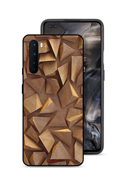 Tolwak غطاء حماية لهاتف OnePlus Nord بتصميم قطع خشبية فنية