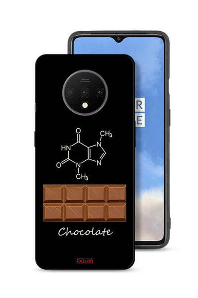 Tolwak غطاء حماية لهاتف OnePlus 7T بلون الشوكولاتة