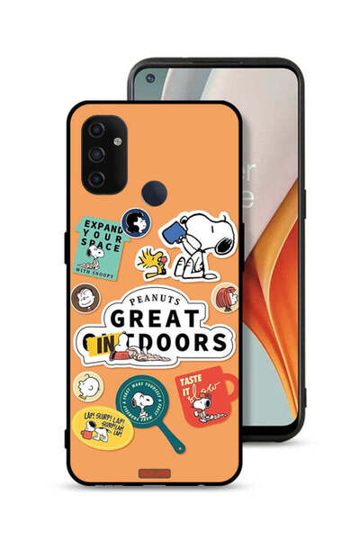 Tolwak غطاء حماية لهاتف OnePlus Nord N100 بملصقات الفول السوداني