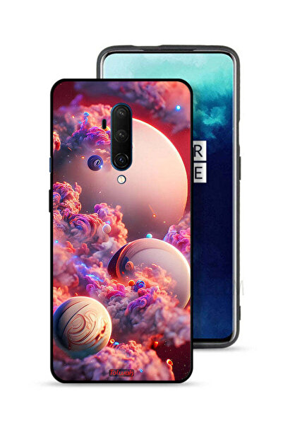 Tolwak غطاء حماية لهاتف OnePlus 7T Pro بتصميم غيوم وفن تجريدي