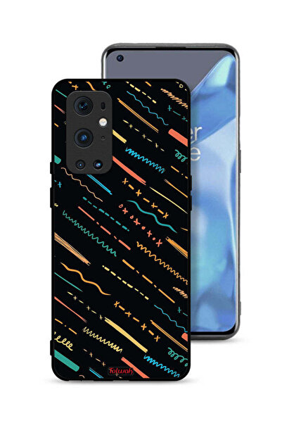 Tolwak غطاء حماية لهاتف OnePlus 9 Pro 5G بنمط تجريدي من خطوط X