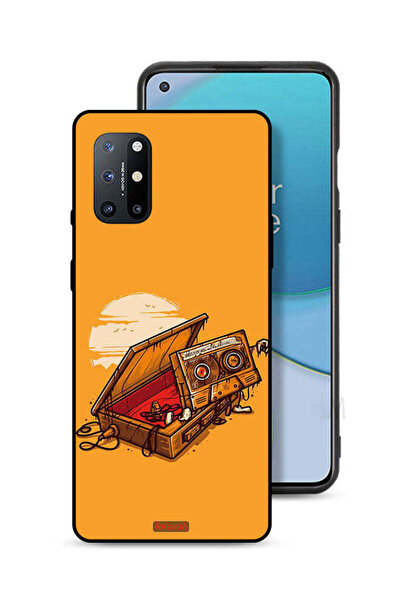 Tolwak غطاء حماية لهاتف OnePlus 8T 5G بفن الكاسيت والشريط اللاصق