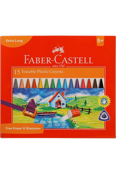 Mena Rise Şirinshop Erasable Crayons, 15 Colors 1108107