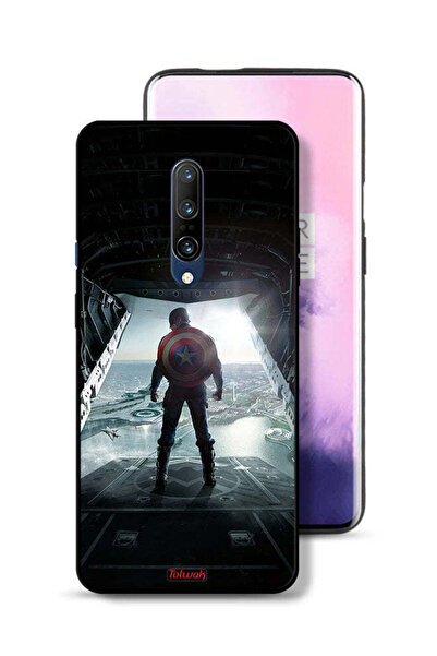 Tolwak غطاء حماية لهاتف OnePlus 7 Pro بتصميم صورة كابتن أمريكا