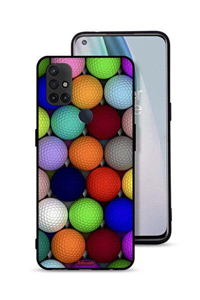 Tolwak غطاء حماية لهاتف OnePlus Nord N10 5G بتصميم كرات فنية تجريدية