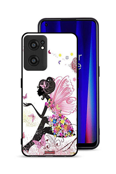 Tolwak غطاء حماية لهاتف OnePlus Nord CE 2 5G بتصميم فتاة الفراشة