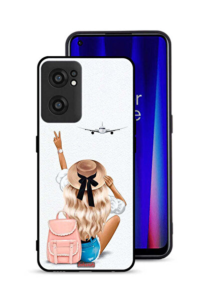 Tolwak غطاء حماية لهاتف OnePlus Nord CE 2 5G - فتاة تحب السفر