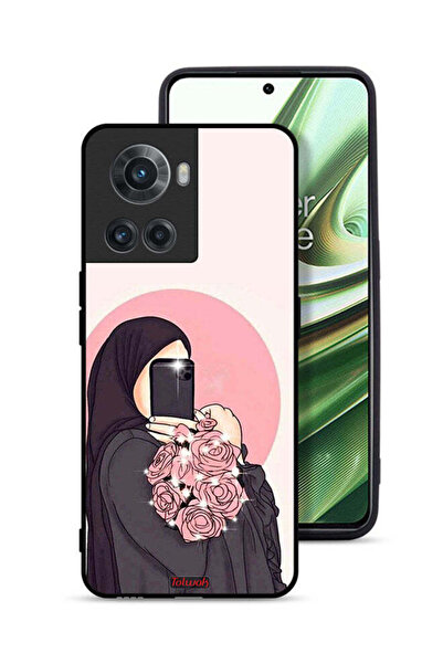 Tolwak غطاء حماية لهاتف OnePlus 10R 5G مع فن التقاط صور سيلفي أثناء حمل الزهور
