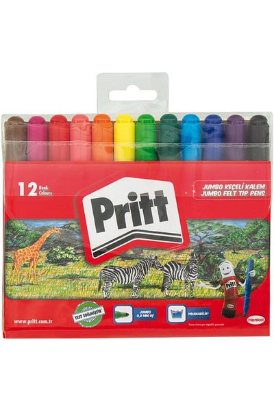Mena Rise Şirinshop 12 Pack Jumbo Round Felt Tip Pens 1108107