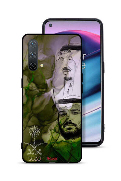 Tolwak غطاء حماية لهاتف OnePlus Nord CE 5G، ملصق فني للملك سلمان وولي العهد محمد