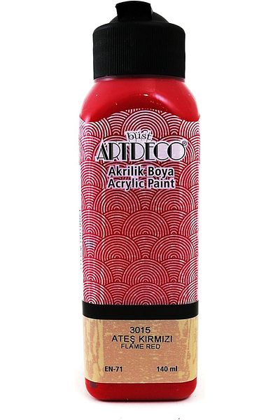 Mena Rise Şirinshop Acrylic Paint, 140ml, Fire Red 3015 1108107