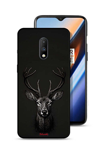 Tolwak غطاء حماية لهاتف OnePlus 7 بتصميم غزال رقمي