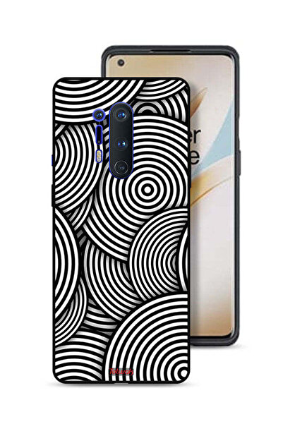 Tolwak غطاء حماية لهاتف OnePlus 8 Pro بنمط دوائر وهمية