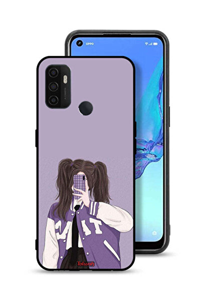 Tolwak غطاء حماية لهاتف Oppo A53s لالتقاط صورة سيلفي