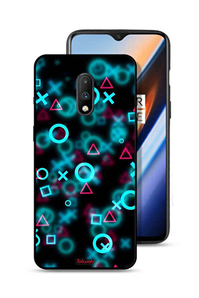Tolwak غطاء حماية لهاتف OnePlus 7 برسومات أيقونات لعبة الحبار الصغيرة