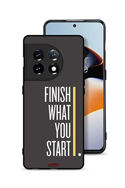 Tolwak OnePlus 11 5G Protective Case Cover Finish What You Start