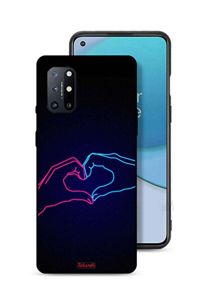 Tolwak غطاء حماية لهاتف OnePlus 8T 5G بتصميم يد تلامس القلب