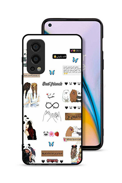 Tolwak غطاء حماية لهاتف ون بلس نورد ٢ ٥ جي مع اقتباسات وملصقات باللغة العربية