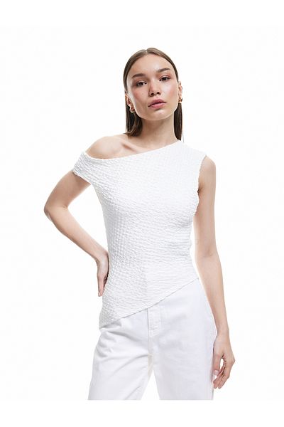 Koton New Season Asymmetric Blouse