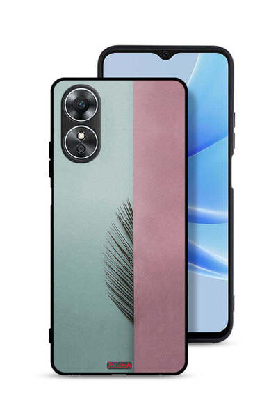 Tolwak غطاء حماية لهاتف Oppo A17 بأوراق نصفية