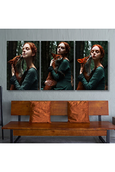 Marktna ثلاث لوحات قماشية بتصميم مودرن مع برواز ذهبي مجوف