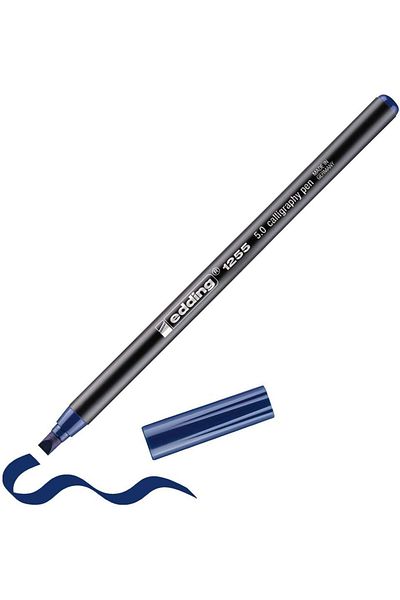 Mena Rise Şirinshop 1255 Calligraphy Pen - Steel Blue - 1 Pen - Calligraphy Tip 5 mm 1108107