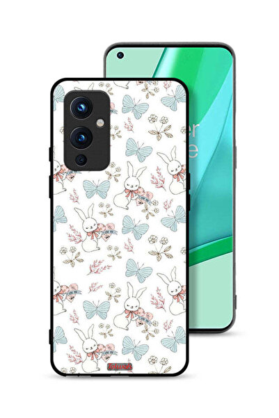 Tolwak غطاء حماية لهاتف OnePlus 9 5G بطبعة أرنب وفراشات