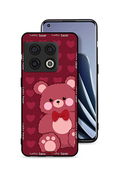 Tolwak غطاء حماية لهاتف OnePlus 10 Pro 5G بتصميم الدب المحظوظ