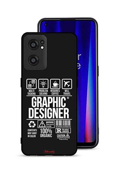 Tolwak OnePlus Nord CE 2 5G Protective Case Cover Graphic Designer Sticker