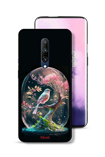 Tolwak غطاء حماية لهاتف OnePlus 7 Pro بتصميم Bird In Jarr