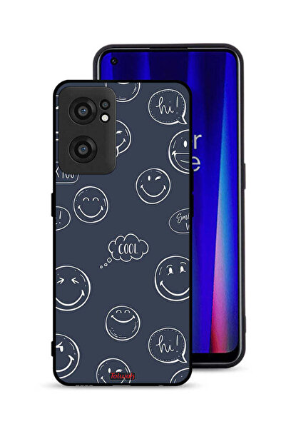 Tolwak OnePlus Nord CE 2 5G Protective Case Cover Cool Faces Tags